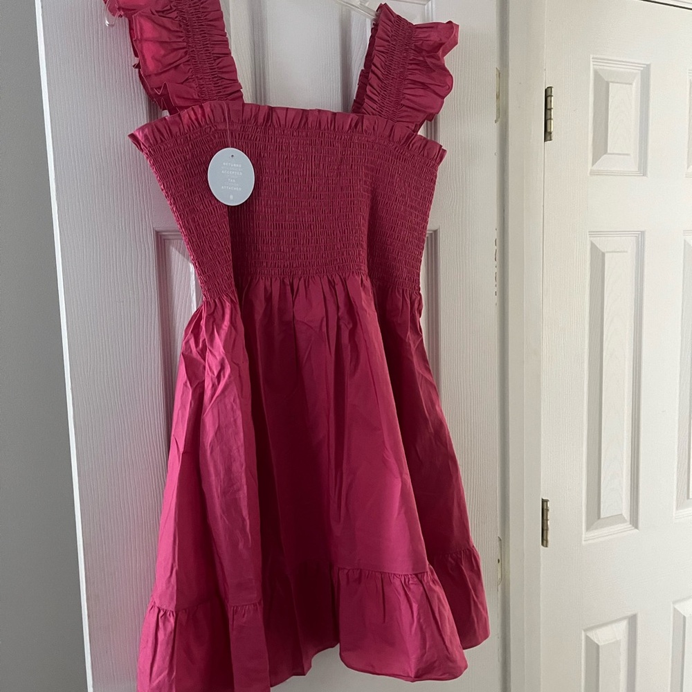 Hill House The Elizabeth Nap Dress Lipstick Pink